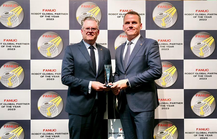 John Hart wins Fanuc Robot Global Partner of the Year 2023 Application Award
