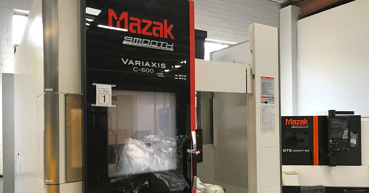 Mazak Variaxis C 600 for AMW 2023 arriving